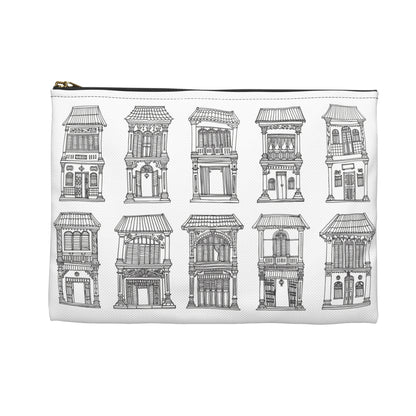 Singapore Heritage Peranakan Houses Accessory Pouch