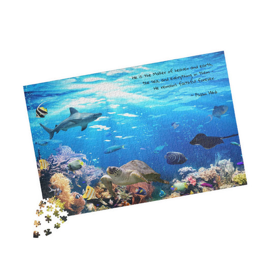 He Is The Creator of Heaven & Earth (Psalm 146:6) - Jigsaw Puzzle ( 252, 500, 1014-piece)