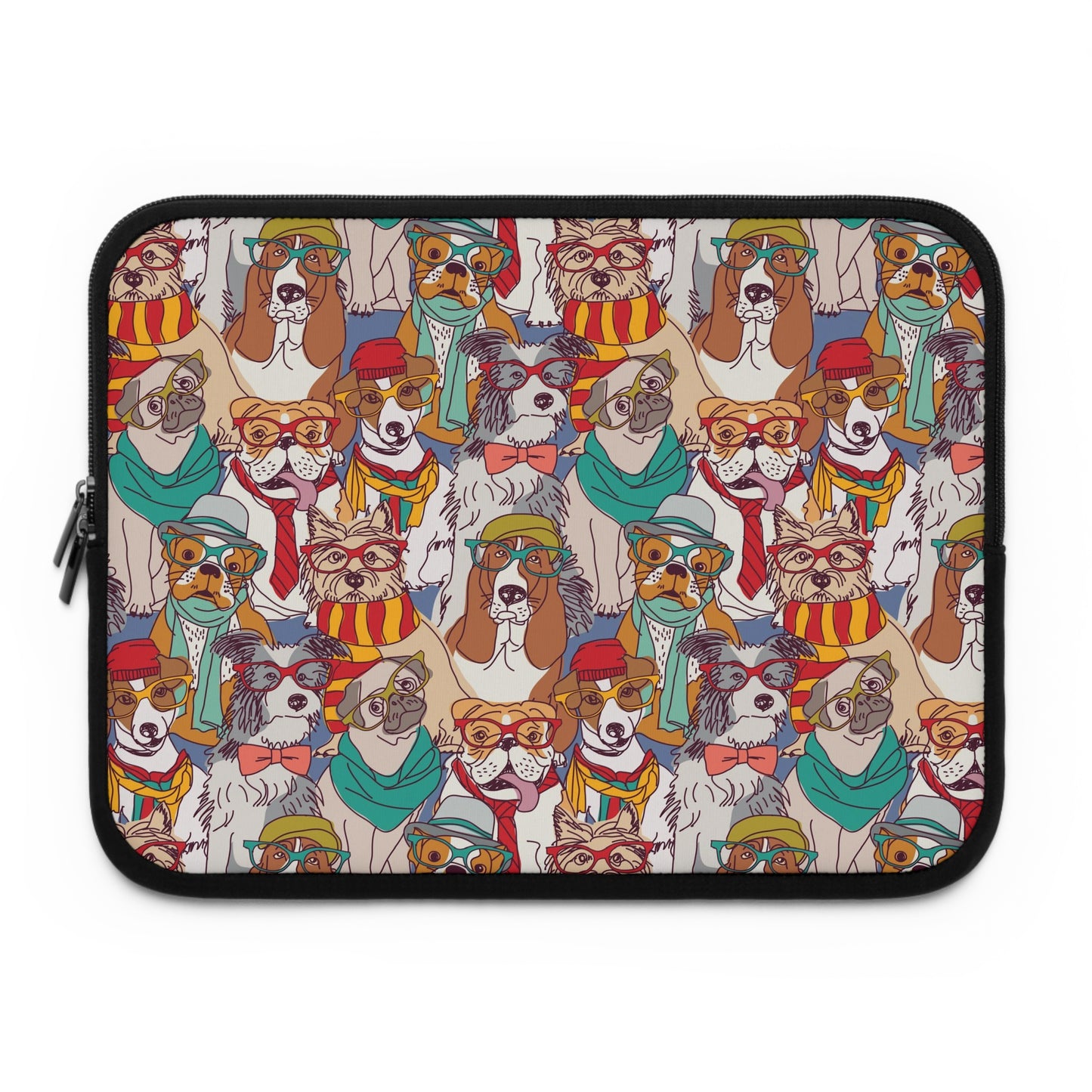 Hipster Dogs Fashion Laptop Sleeve | Unique Gifts For Pet Lovers