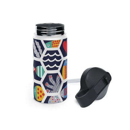 Colourful Fish World Stainless Steel Water Bottle | Unique Gifts For Any Occasion