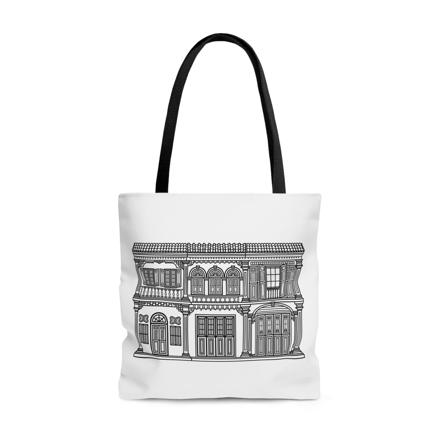 Singapore Heritage Peranakan House Tote Bag | Singapore Edition Souvenir & Novelty Gift