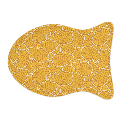 Cute Pet Prints Fish and Bone Shaped Pet Feeding Mats | Unique Gifts For Pet Lovers