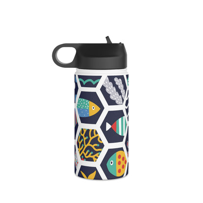 Colourful Fish World Stainless Steel Water Bottle | Unique Gifts For Any Occasion