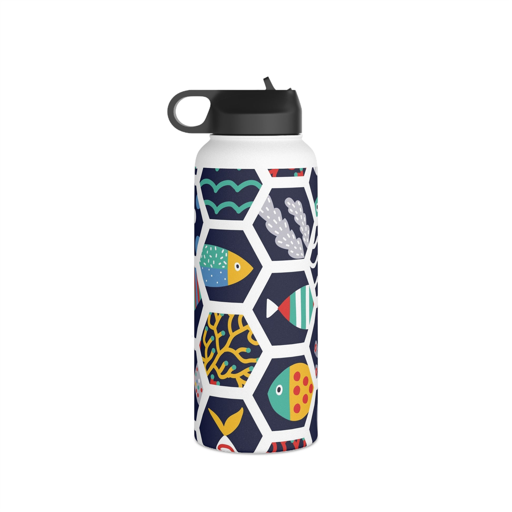 Colourful Fish World Stainless Steel Water Bottle | Unique Gifts For Any Occasion