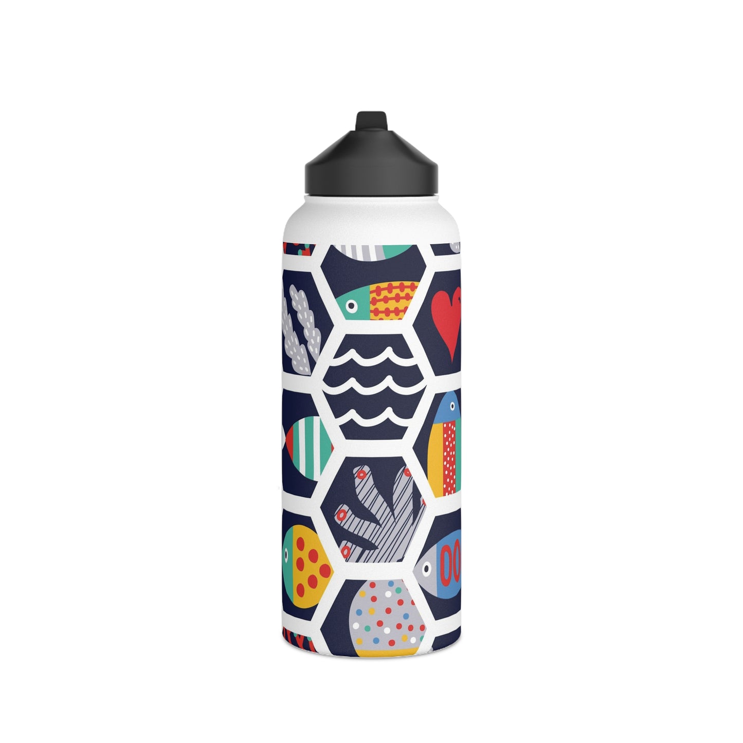 Colourful Fish World Stainless Steel Water Bottle | Unique Gifts For Any Occasion