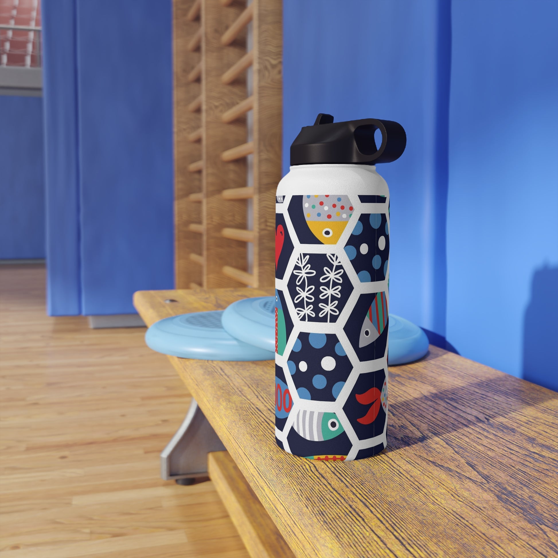 Colourful Fish World Stainless Steel Water Bottle | Unique Gifts For Any Occasion