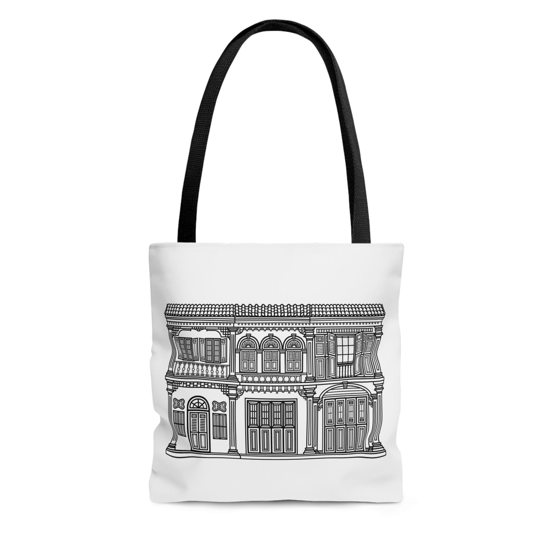 Singapore Heritage Peranakan House Tote Bag | Singapore Edition Souvenir & Novelty Gift