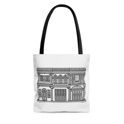 Singapore Heritage Peranakan House Tote Bag | Singapore Edition Souvenir & Novelty Gift