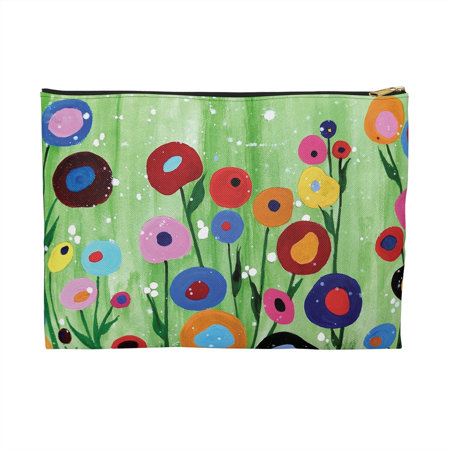 Art of Love Collection - Mongolia, Land of Dreams & Adventure "Colourful Spring" Accessory Pouch