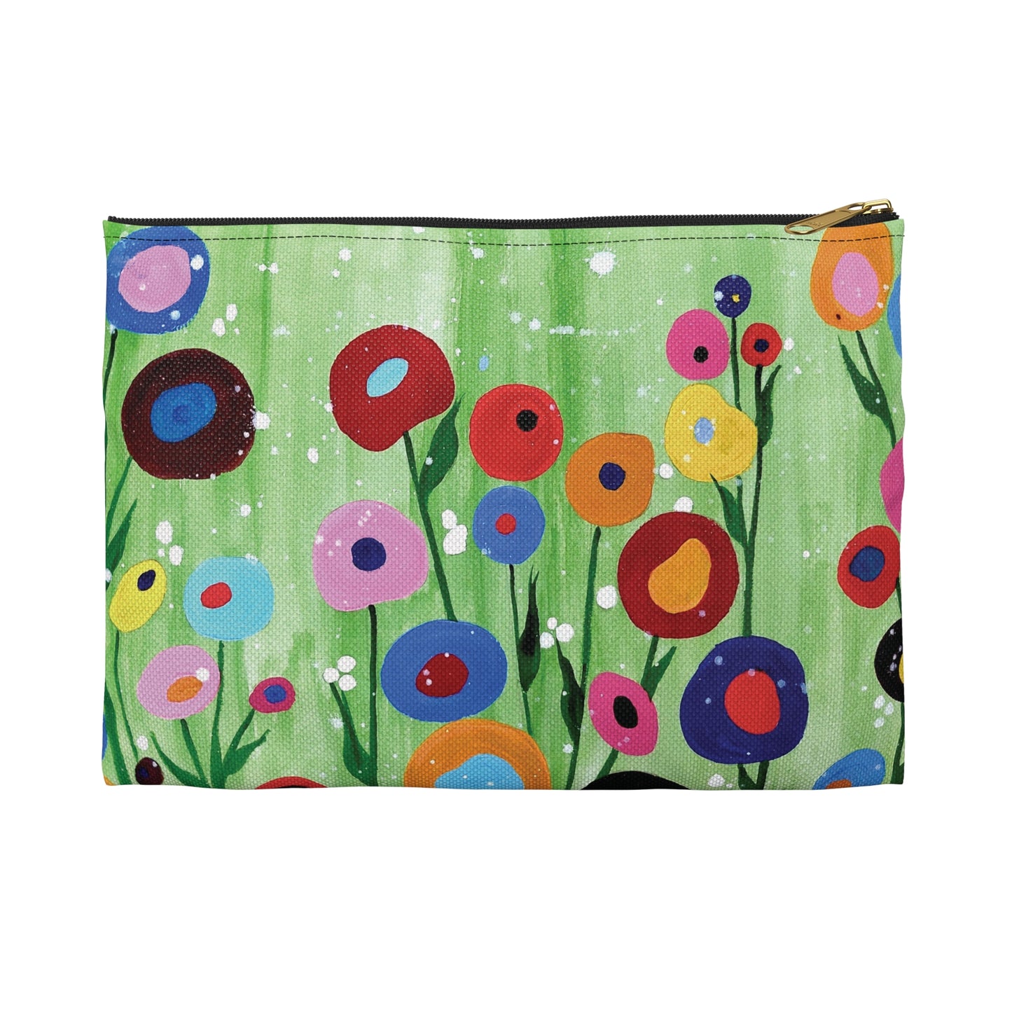 Art of Love Collection - Mongolia, Land of Dreams & Adventure "Colourful Spring" Accessory Pouch