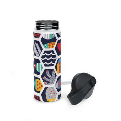 Colourful Fish World Stainless Steel Water Bottle | Unique Gifts For Any Occasion