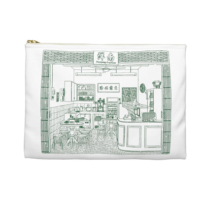 Singapore Heritage Nanyang Kopitiam Coffeeshop Interior Accessory Pouch