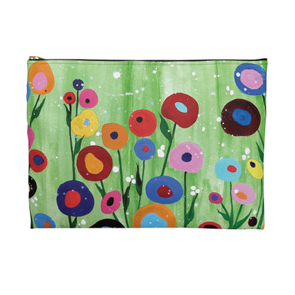 Art of Love Collection - Mongolia, Land of Dreams & Adventure "Colourful Spring" Accessory Pouch