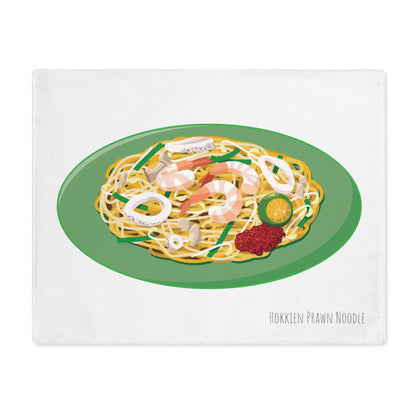 Singapore Cuisine Hokkien Prawn Noodle - Placemat | Singapore Edition Souvenir & Novelty Gift