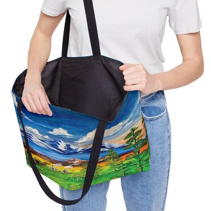 Art of Love Collection - Mongolia, Land of Dreams & Adventure "Beauty of Mongolia" Weekender Tote Bag