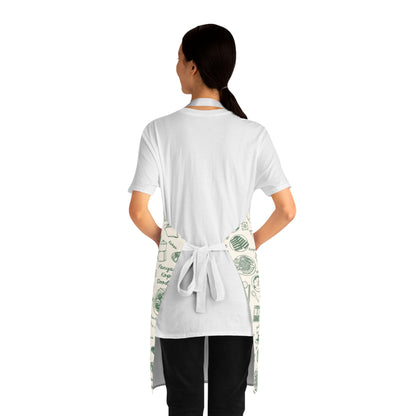 Singapore Heritage Nanyang Coffeeshop Doodles Apron