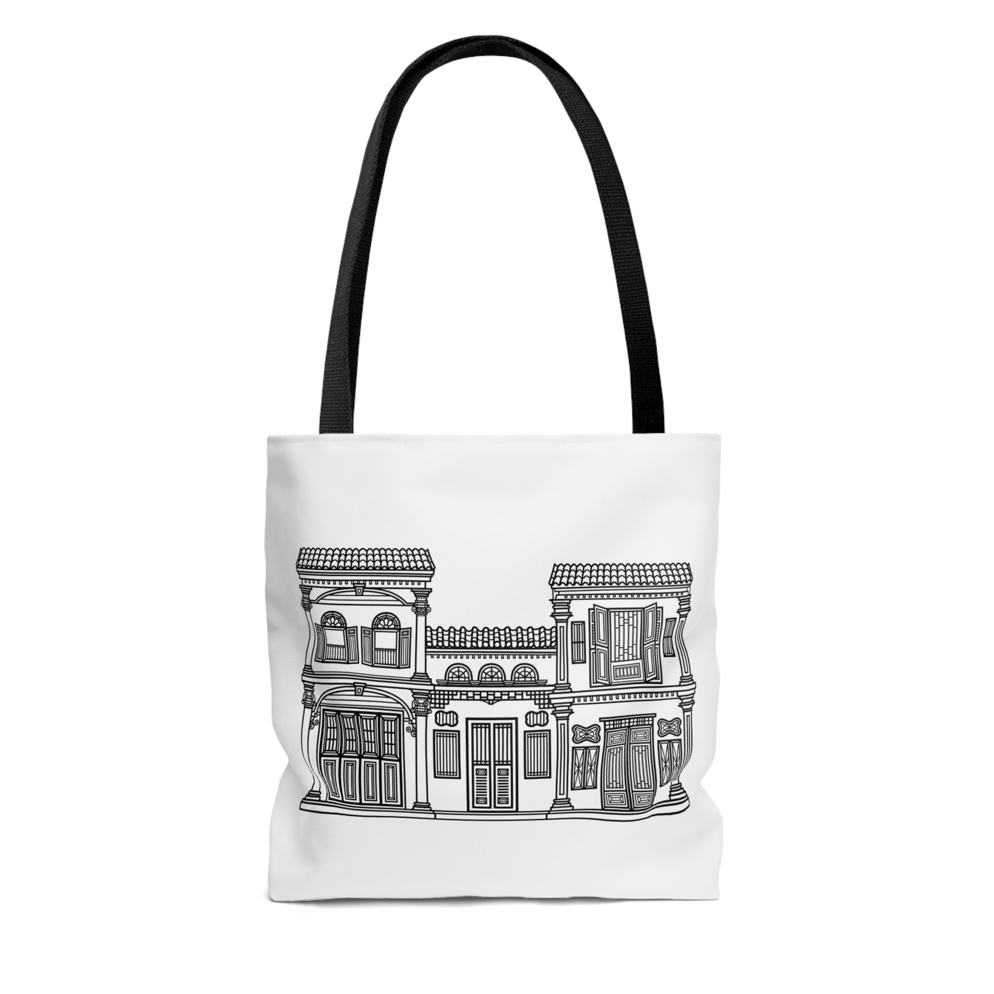 Singapore Heritage Peranakan House Tote Bag | Singapore Edition Souvenir & Novelty Gift