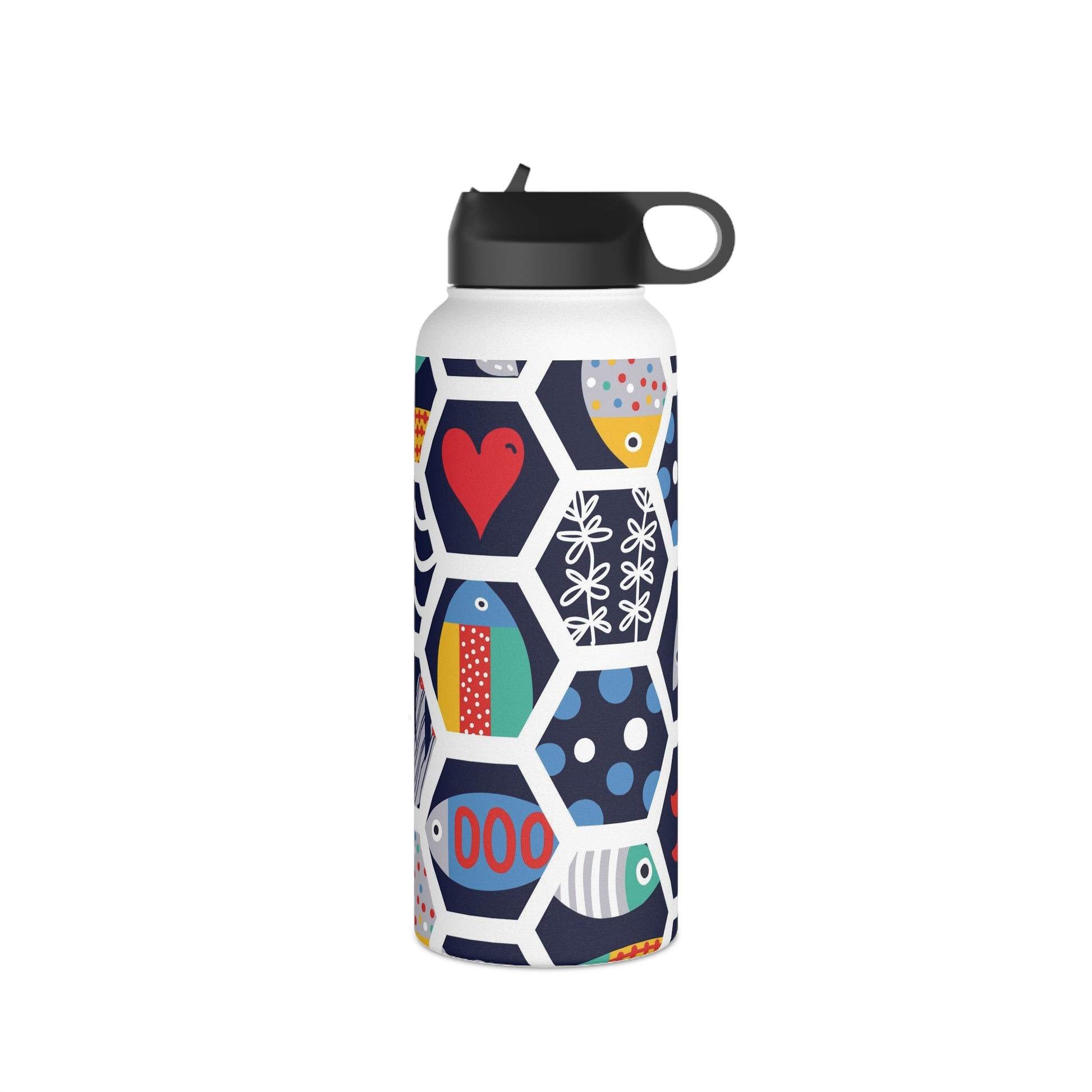 Colourful Fish World Stainless Steel Water Bottle | Unique Gifts For Any Occasion