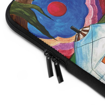 Art of Love Collection - Mongolia, Land of Dreams & Adventure "A Yurt Story" Laptop Sleeve (Sizes 7”, 10”, 13”, 15”, 17”)