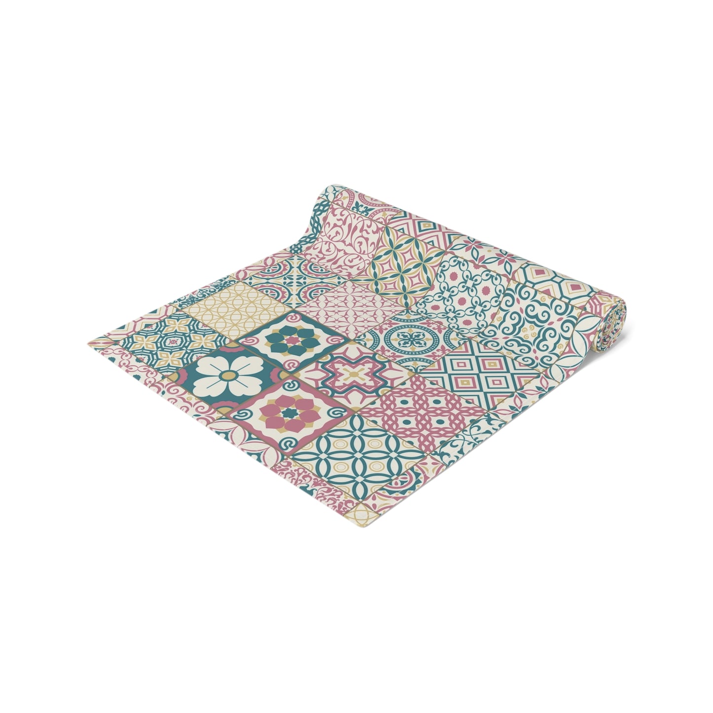 Singapore Heritage Peranakan "Sayang" Table Runner (Cotton Twill/ Polyester)