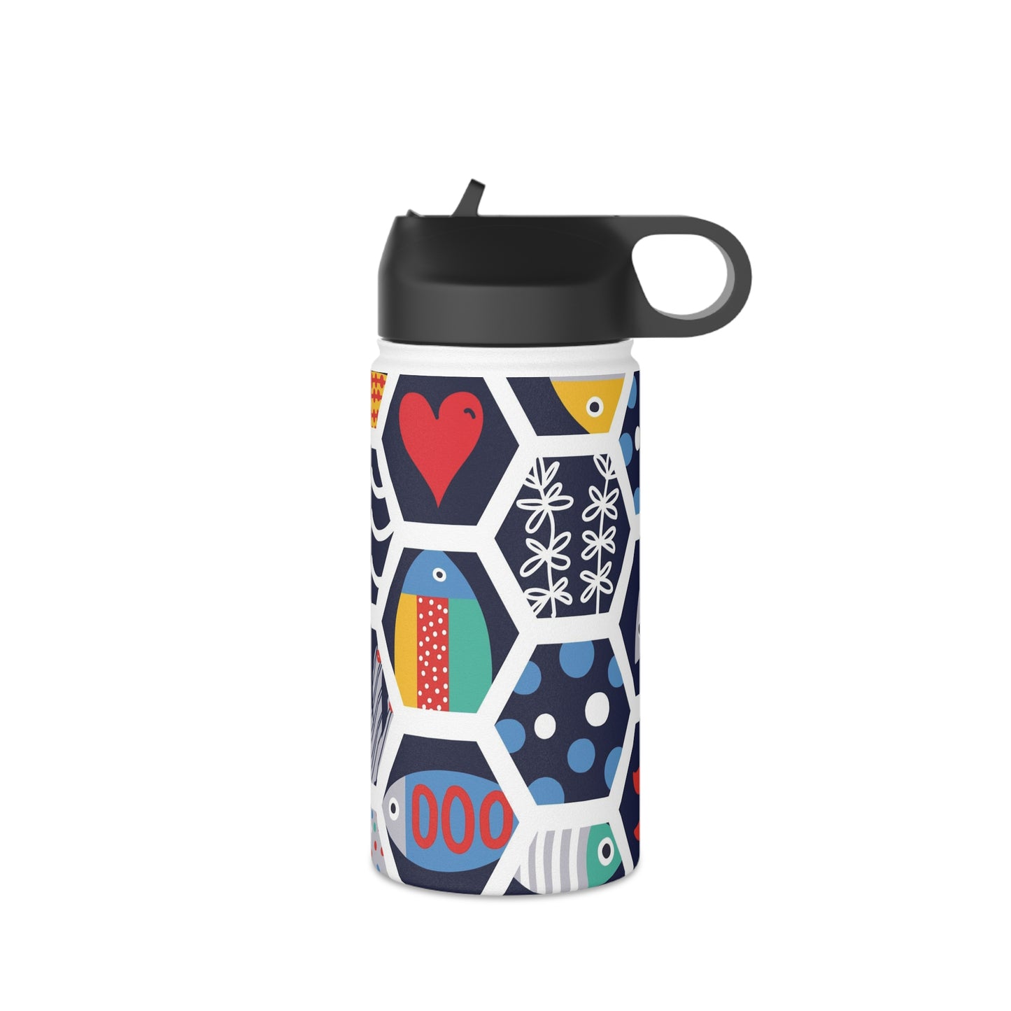 Colourful Fish World Stainless Steel Water Bottle | Unique Gifts For Any Occasion