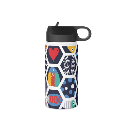 Colourful Fish World Stainless Steel Water Bottle | Unique Gifts For Any Occasion