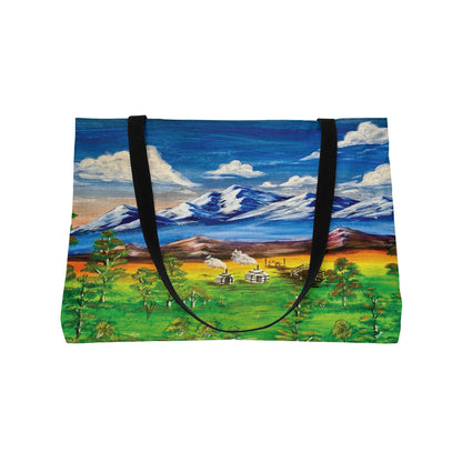 Art of Love Collection - Mongolia, Land of Dreams & Adventure "Beauty of Mongolia" Weekender Tote Bag - THE LITTLE BIG TREE