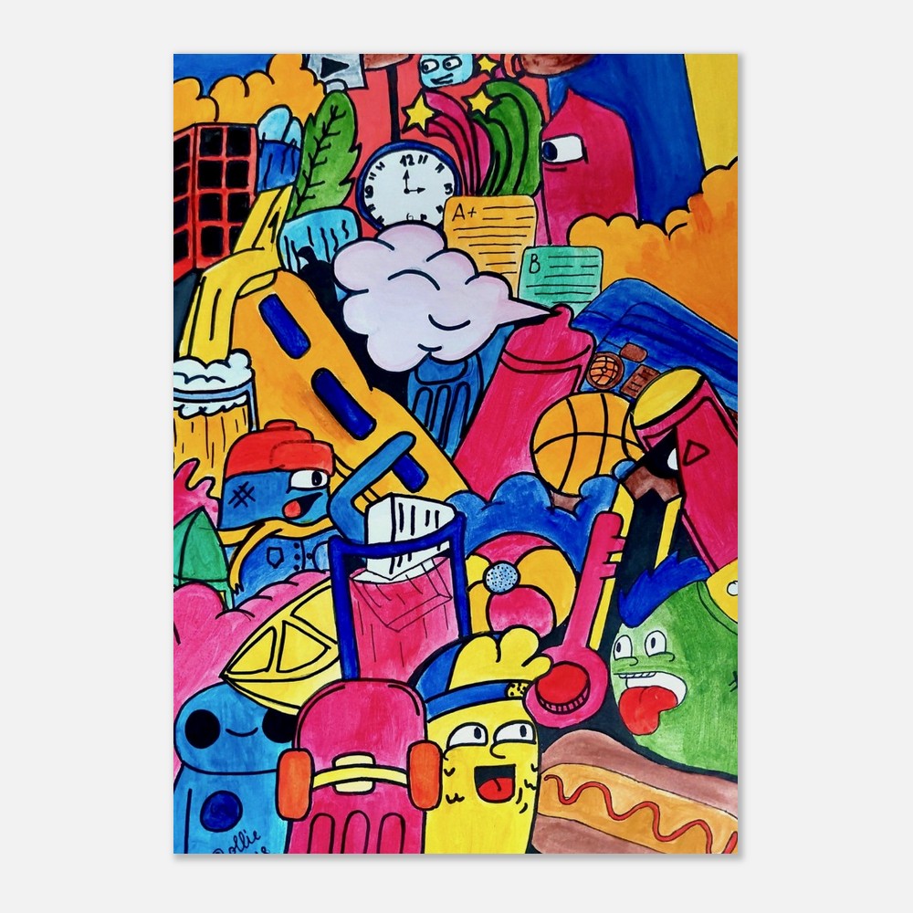 Art of Love Collection - Mongolia, Land of Dreams & Adventure "Colourful Inspiration" Matte Poster - THE LITTLE BIG TREE
