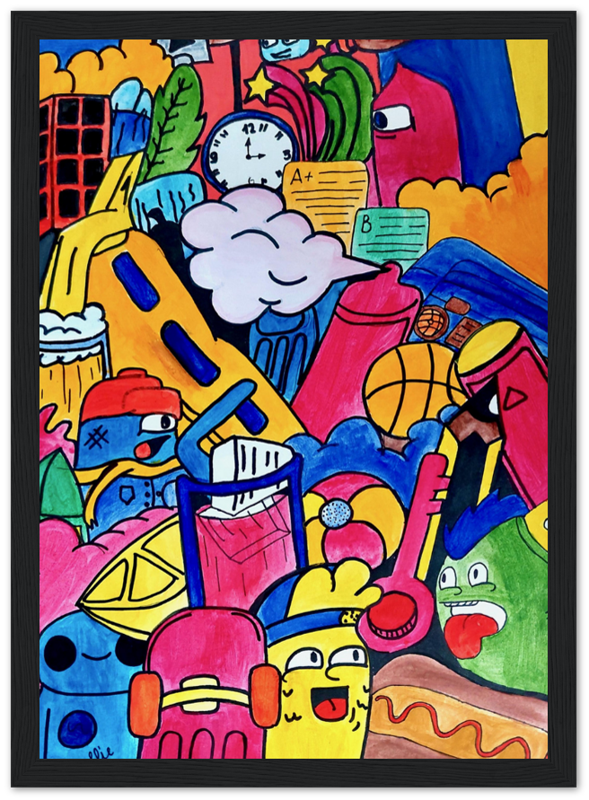 Art of Love Collection - Mongolia, Land of Dreams & Adventure "Colourful Inspiration" Matte Poster - THE LITTLE BIG TREE