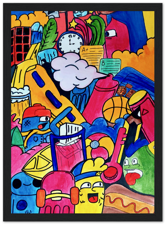 Art of Love Collection - Mongolia, Land of Dreams & Adventure "Colourful Inspiration" Matte Poster - THE LITTLE BIG TREE