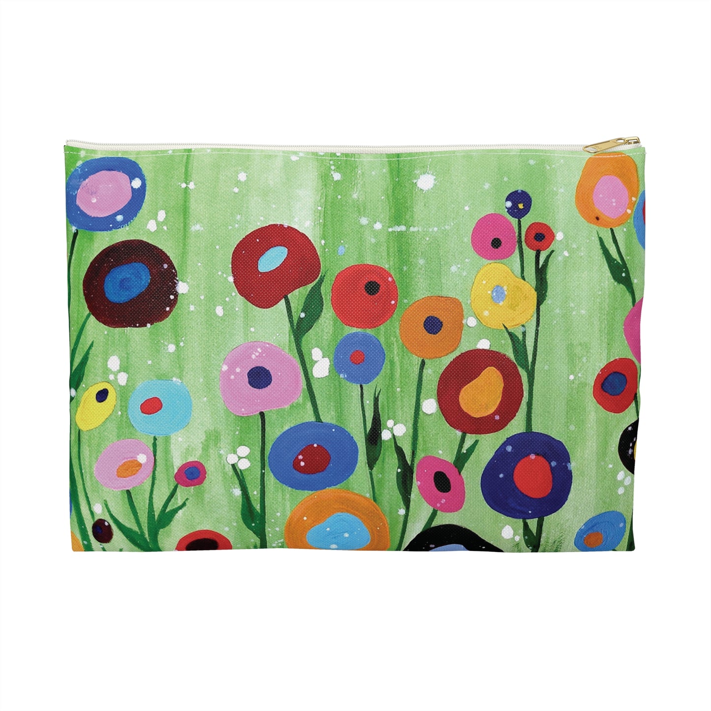 Art of Love Collection - Mongolia, Land of Dreams & Adventure "Colourful Spring" Accessory Pouch - THE LITTLE BIG TREE
