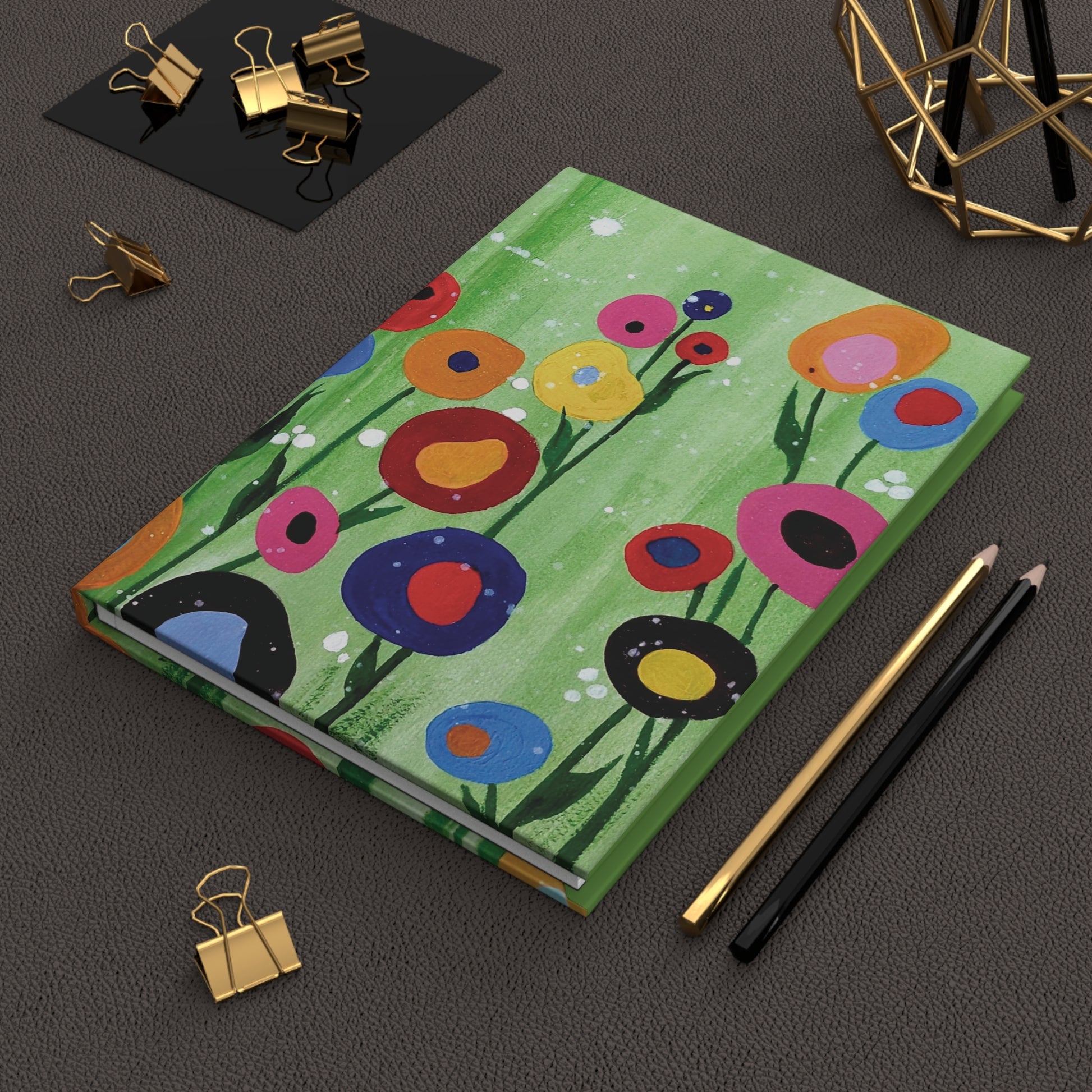 Art of Love Collection - Mongolia, Land of Dreams & Adventure "Colourful Spring" Matte Hardcover Notebook Journal - THE LITTLE BIG TREE