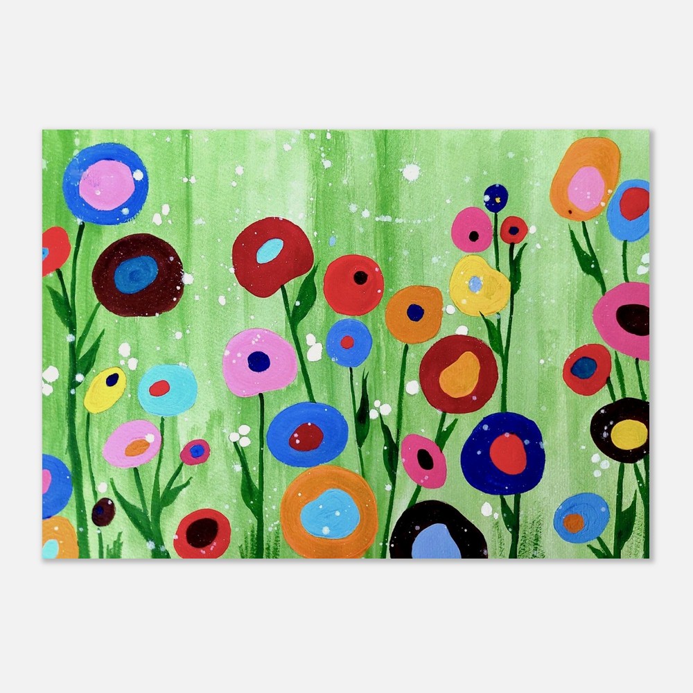 Art of Love Collection - Mongolia, Land of Dreams & Adventure "Colourful Spring" Matte Poster - THE LITTLE BIG TREE