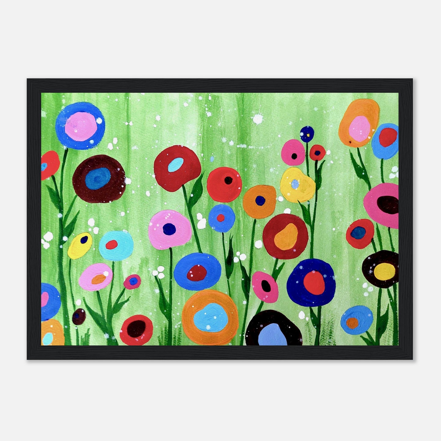 Art of Love Collection - Mongolia, Land of Dreams & Adventure "Colourful Spring" Matte Poster - THE LITTLE BIG TREE