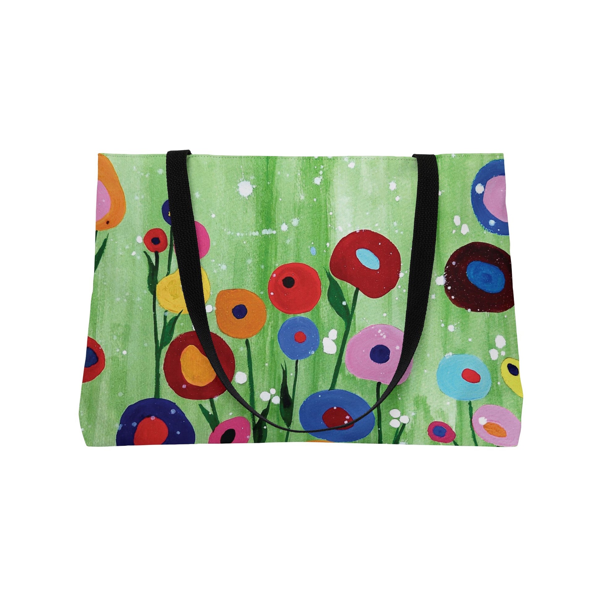 Art of Love Collection - Mongolia, Land of Dreams & Adventure "Colourful Spring" Weekender Tote Bag - THE LITTLE BIG TREE