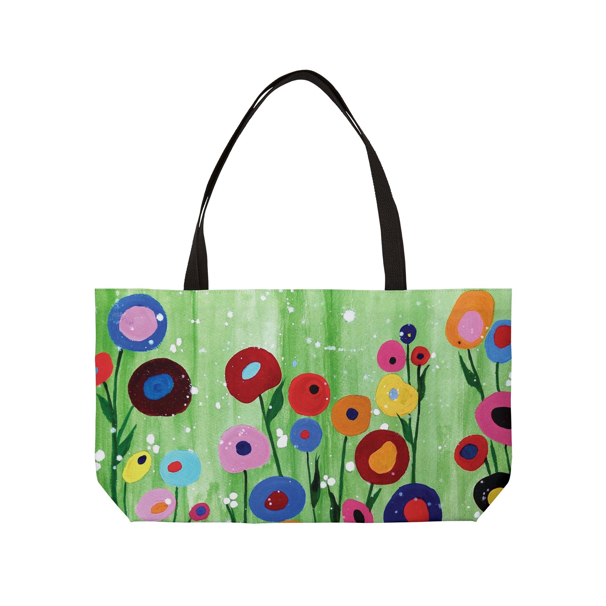 Art of Love Collection - Mongolia, Land of Dreams & Adventure "Colourful Spring" Weekender Tote Bag - THE LITTLE BIG TREE