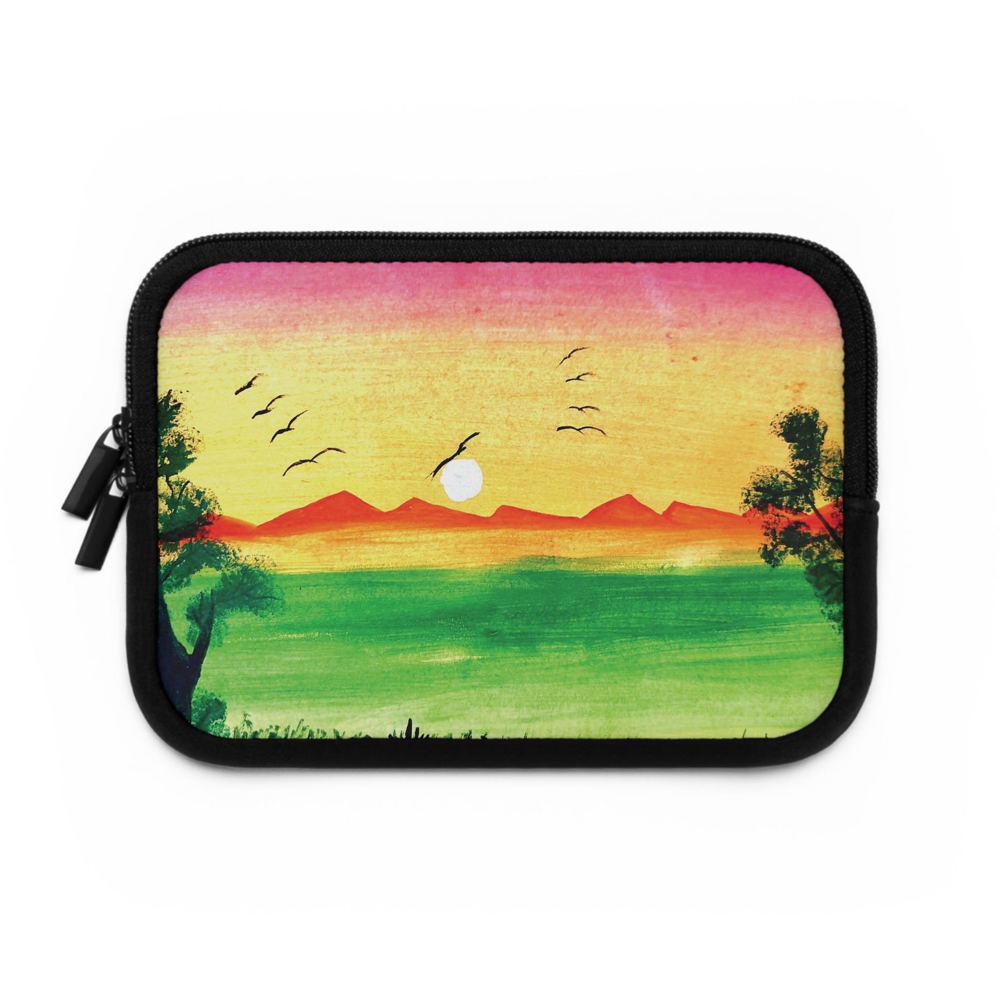 Art of Love Collection - Mongolia, Land of Dreams & Adventure "Dusk & Dawn"  Laptop Sleeve (Sizes 7”, 10”, 13”, 15”, 17”) - THE LITTLE BIG TREE