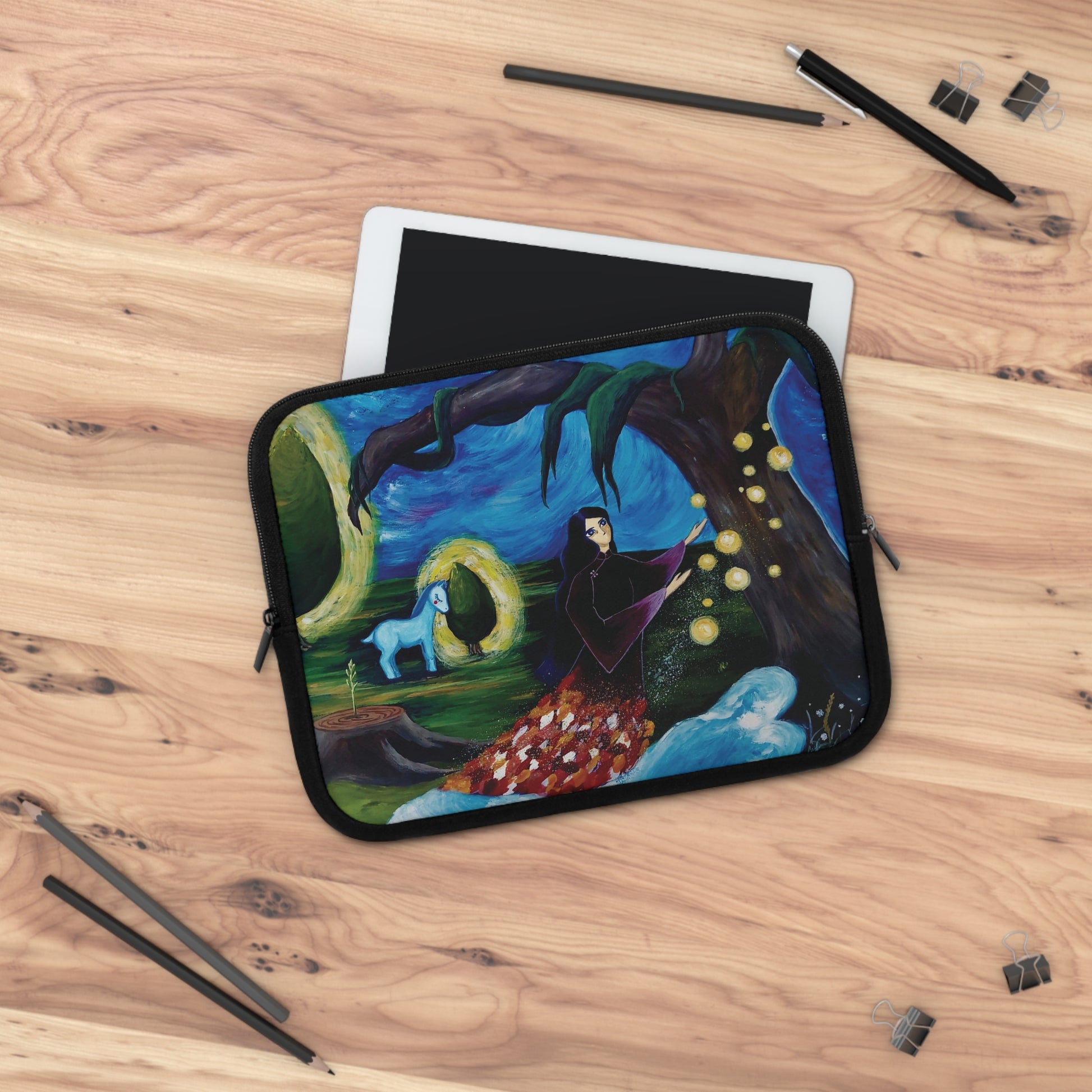 Art of Love Collection - Mongolia, Land of Dreams & Adventure "Song of Praise" Laptop Sleeve (Sizes 7”, 10”, 13”, 15”, 17”) - THE LITTLE BIG TREE