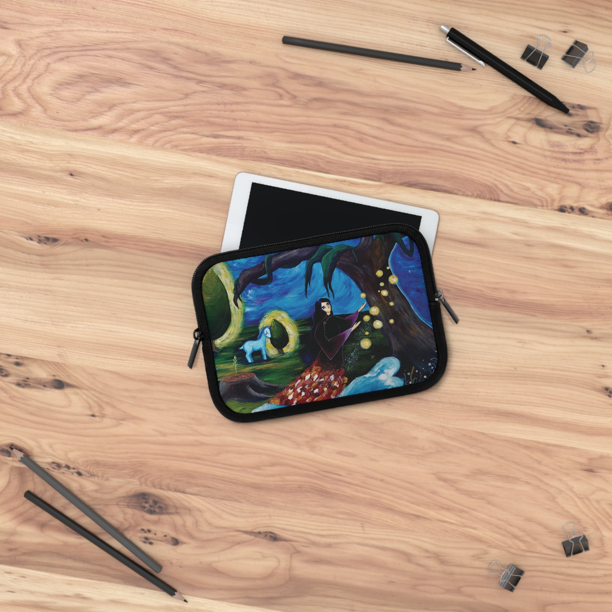 Art of Love Collection - Mongolia, Land of Dreams & Adventure "Song of Praise" Laptop Sleeve (Sizes 7”, 10”, 13”, 15”, 17”) - THE LITTLE BIG TREE