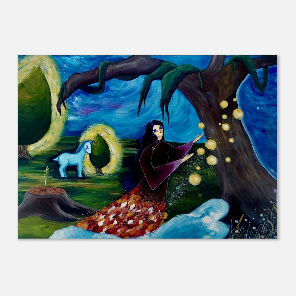 Art of Love Collection - Mongolia, Land of Dreams & Adventure "Song of Praise" Matte Poster - THE LITTLE BIG TREE