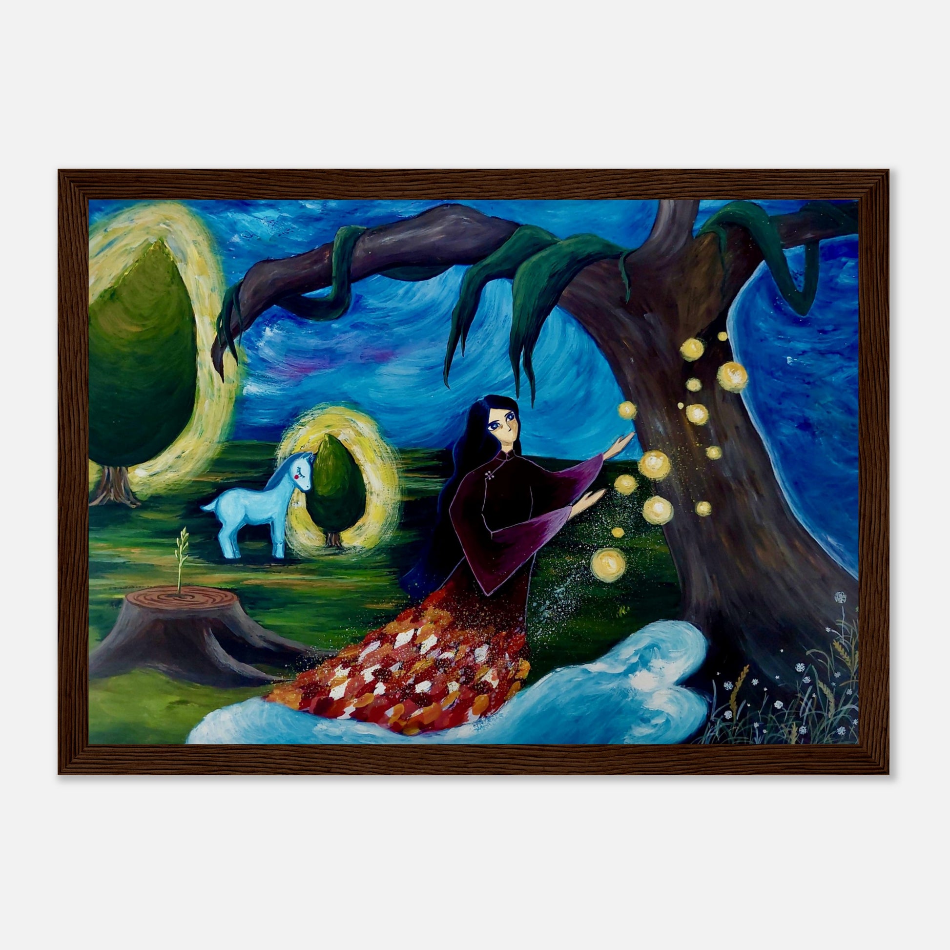 Art of Love Collection - Mongolia, Land of Dreams & Adventure "Song of Praise" Matte Poster - THE LITTLE BIG TREE