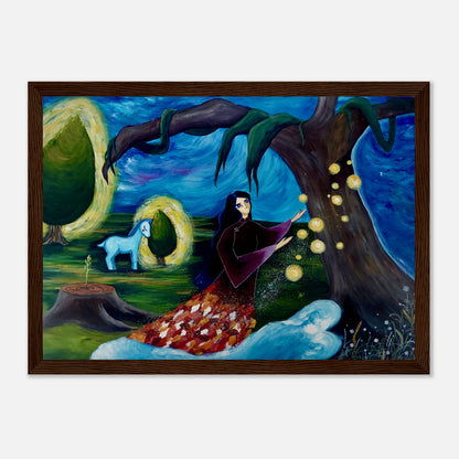 Art of Love Collection - Mongolia, Land of Dreams & Adventure "Song of Praise" Matte Poster - THE LITTLE BIG TREE