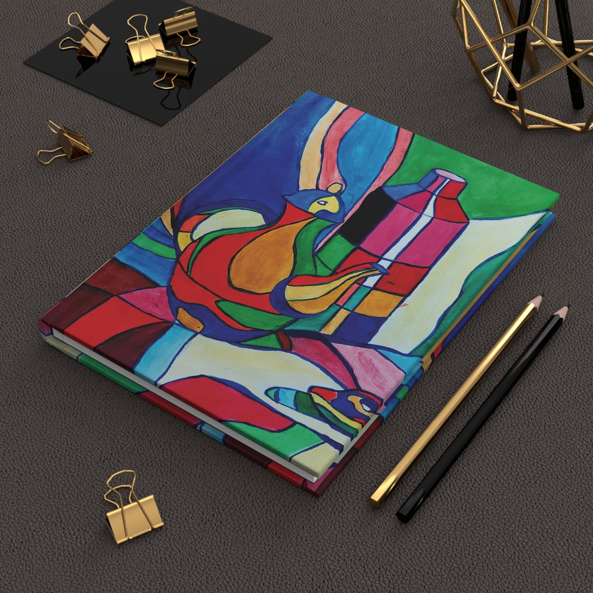 Art of Love Collection - Mongolia, Land of Dreams & Adventure "Vessel of Life" Matte Hardcover Notebook Journal - THE LITTLE BIG TREE
