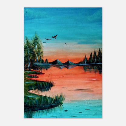 Art of Love Collection - Mongolia, Land of Dreams & Adventure "Waters of Mongolia" Matte Poster - THE LITTLE BIG TREE