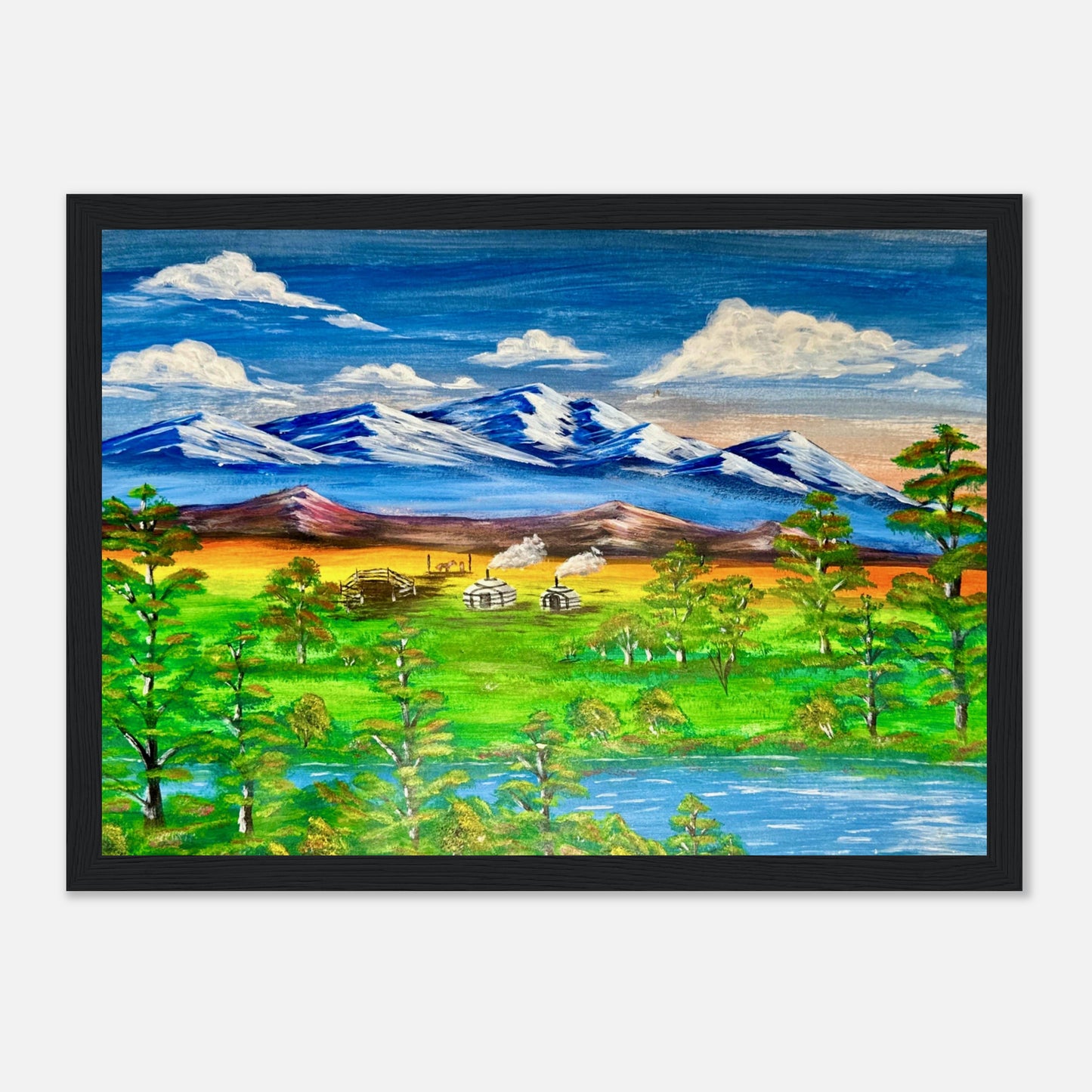 Art of Love Collection - Mongolia, Land of Dreams & Adventure "Beauty of Mongolia" Matte Poster - THE LITTLE BIG TREE