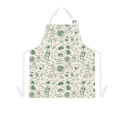 Singapore Heritage Nanyang Coffeeshop Doodles Apron