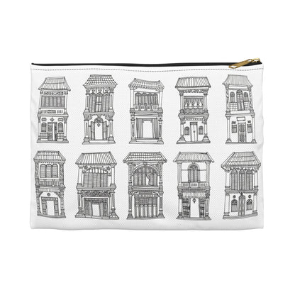 Singapore Heritage Peranakan Houses Accessory Pouch