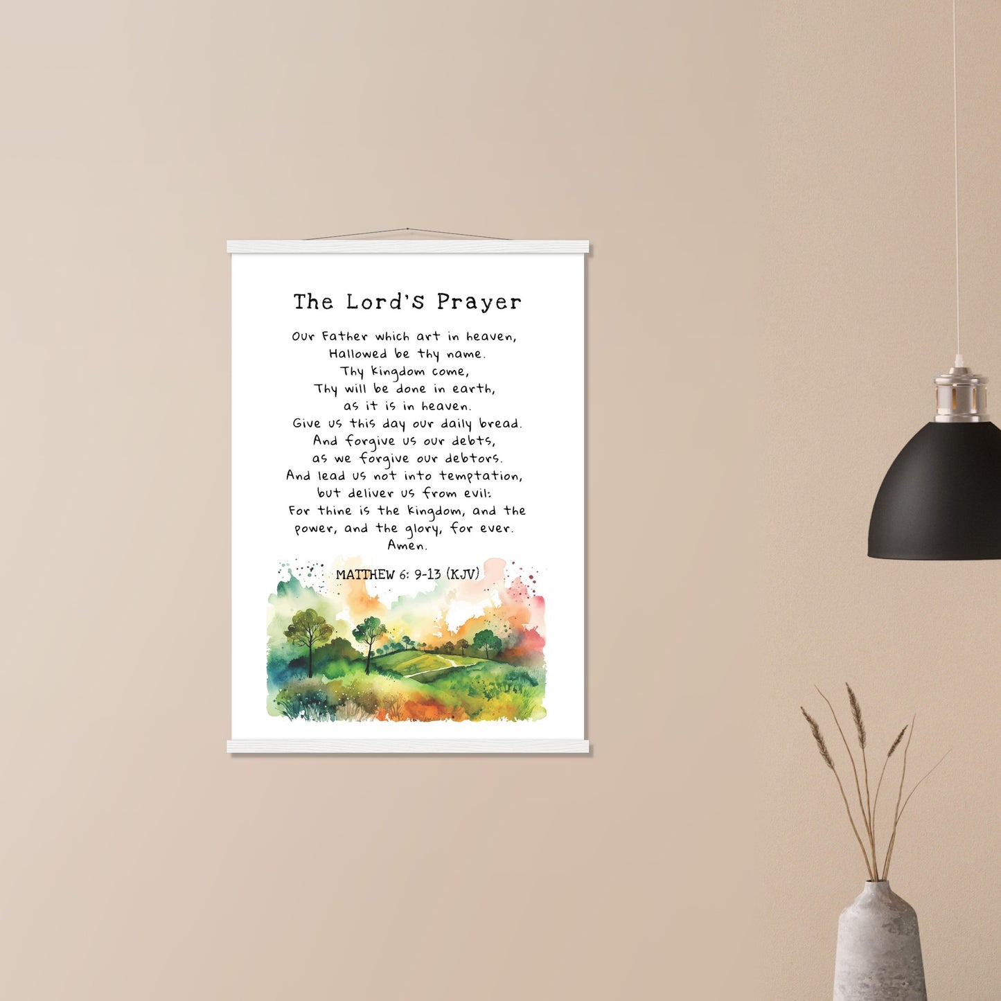 The Lord's Prayer Matte Poster