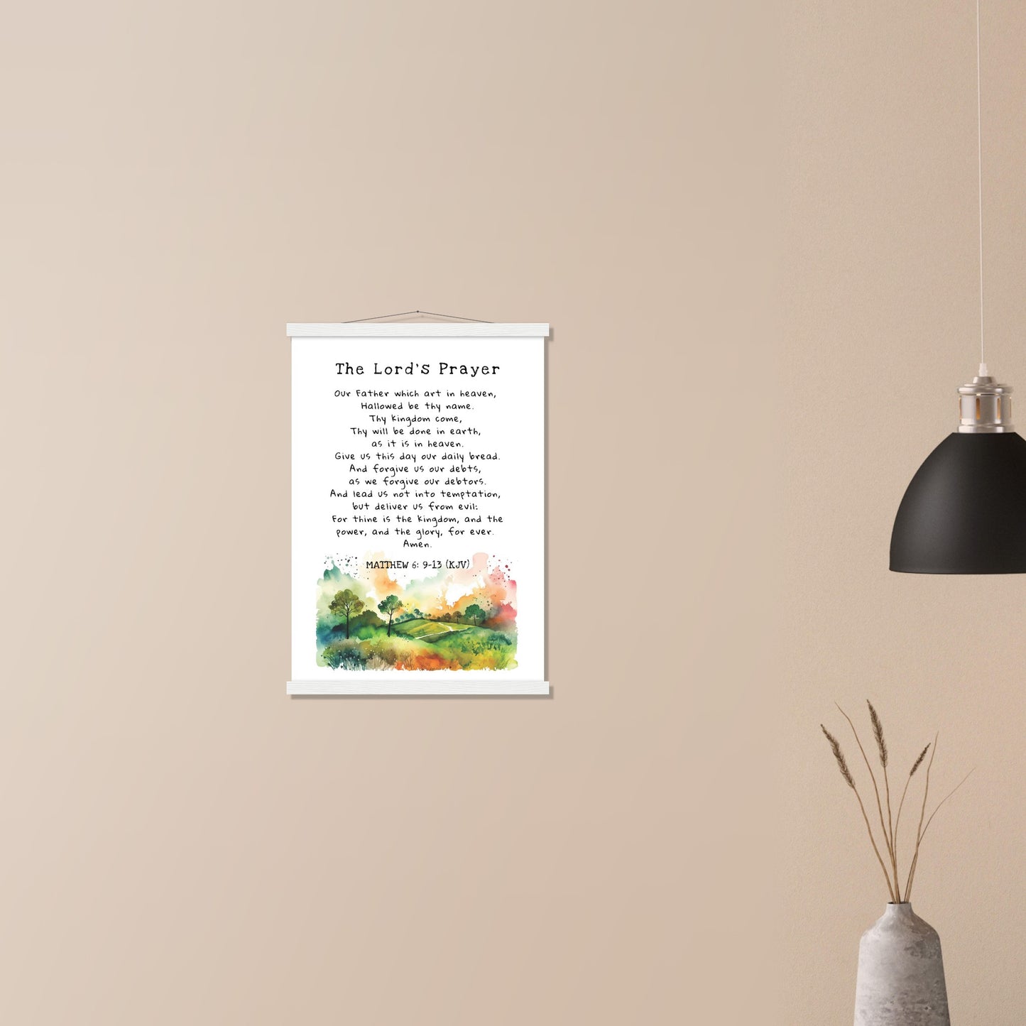 The Lord's Prayer Matte Poster