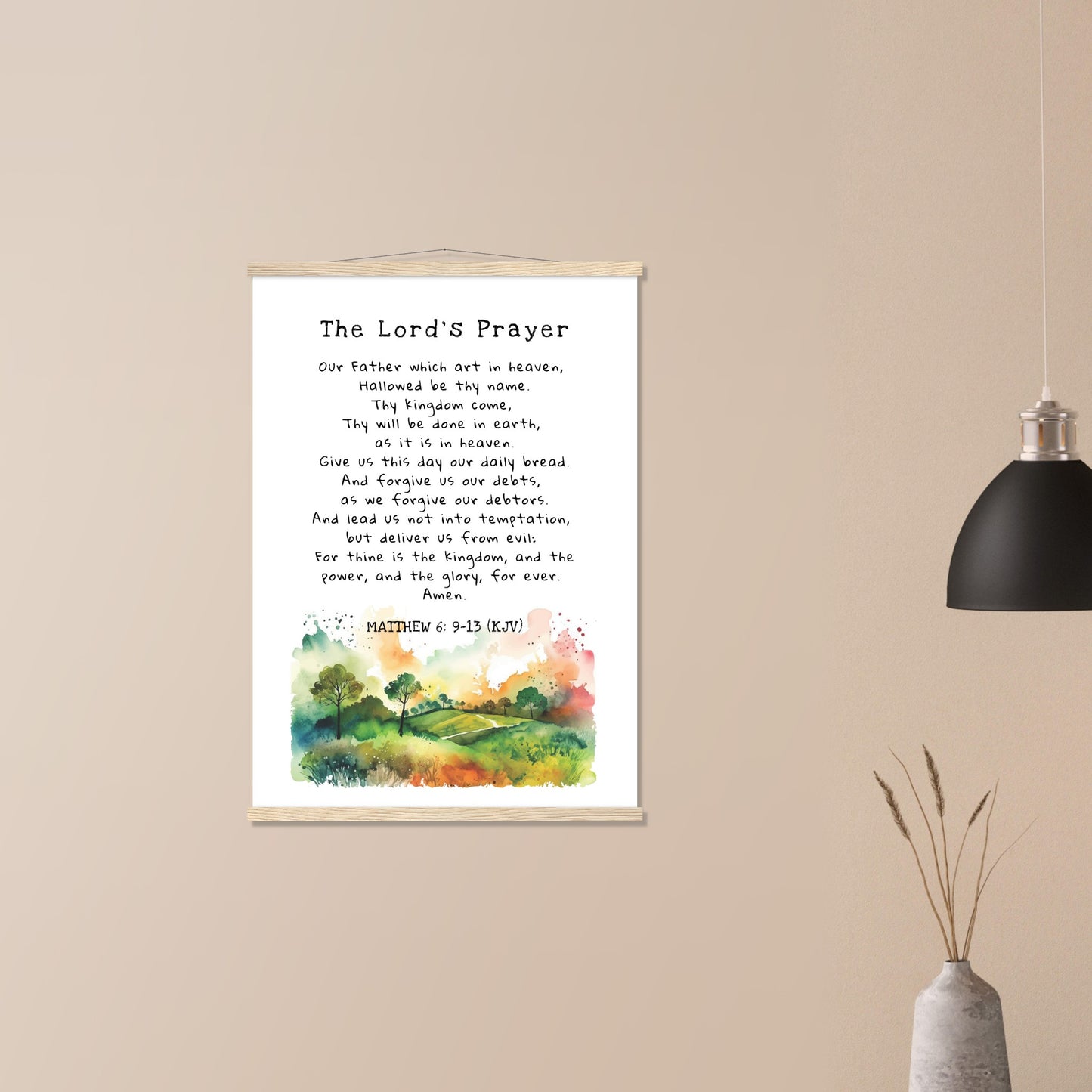 The Lord's Prayer Matte Poster